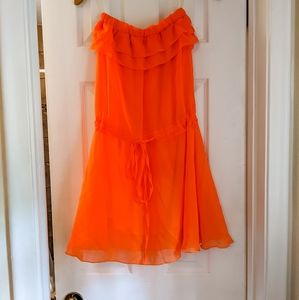 Orange game day dress
